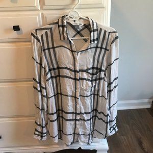 Black and white flannel